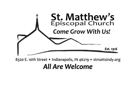 St. Matthews Episcopal Church | 8320 E 10th St, Indianapolis, IN 46219 | Phone: (317) 898-7807