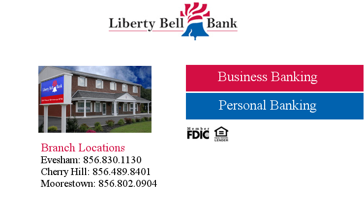 Liberty Bell Bank | 145 N Maple Ave, Marlton, NJ 08053, USA | Phone: (856) 830-1130