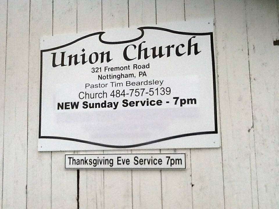 Union United Methodist Church | 321 Fremont Rd, Nottingham, PA 19362, USA | Phone: (610) 467-0080
