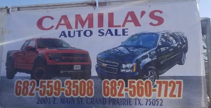 Camilas auto sales | 2001 E Main St, Grand Prairie, TX 75050, USA | Phone: (214) 677-1103
