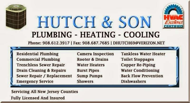 Hutch & Son: Heating and Cooling | 155 Washington Ave, Union, NJ 07083 | Phone: (908) 612-3917