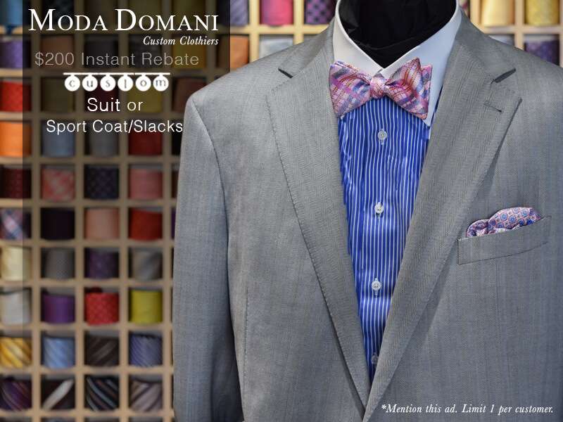 Moda Domani Custom Tailor | 4821 W 119th St, Overland Park, KS 66209, USA | Phone: (913) 451-0707