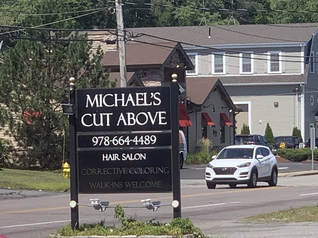 Michaels Cut Above | 215 Main St, North Reading, MA 01864, USA | Phone: (978) 664-4489