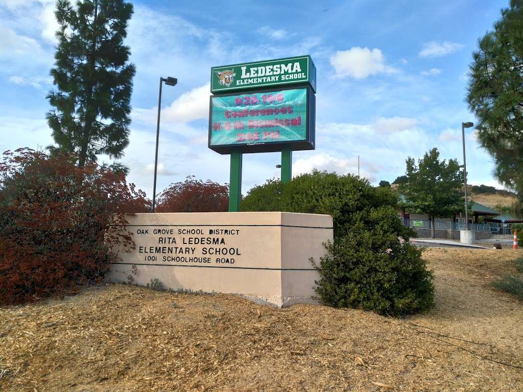 Ledesma (Rita) Elementary School | 1001 Schoolhouse Rd, San Jose, CA 95138 | Phone: (408) 224-2191