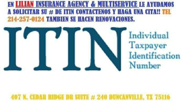 Lilian Insurance Agency | 407 N Cedar Ridge Dr #240, Duncanville, TX 75116, USA | Phone: (214) 257-0124
