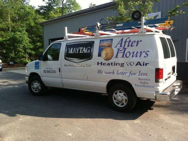 After Hours Heating and Air | 24436 Hollyville Rd, Millsboro, DE 19966 | Phone: (302) 945-3310
