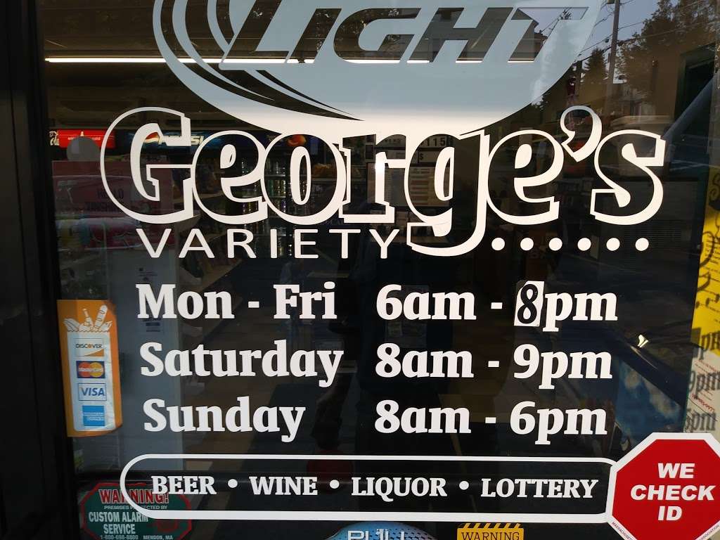 Georges Variety | 32 Central St, Millville, MA 01529 | Phone: (508) 883-7100
