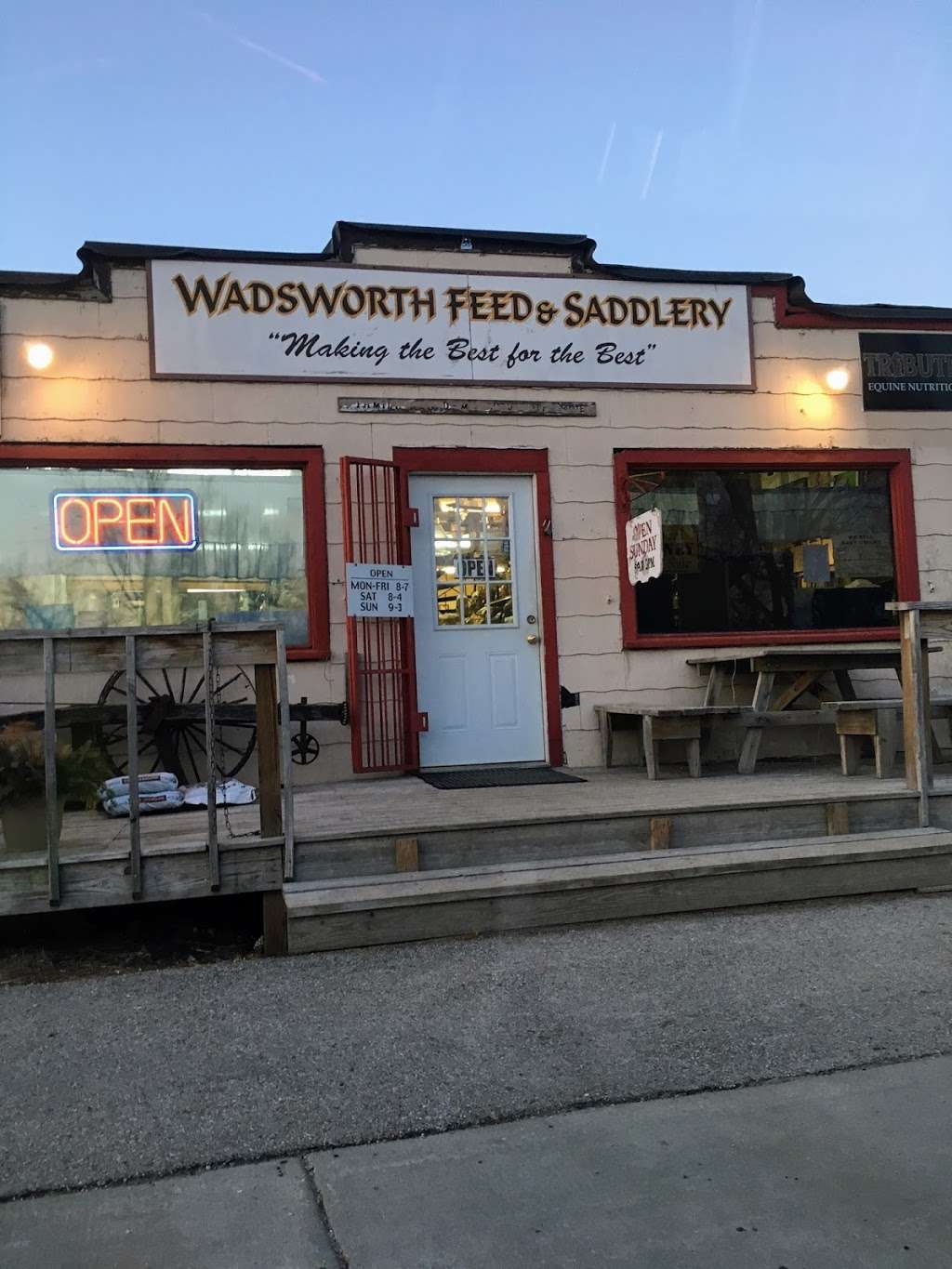 Wadsworth Feed & Saddlery | 15250 W Wadsworth Rd, Wadsworth, IL 60083, USA | Phone: (847) 662-2932