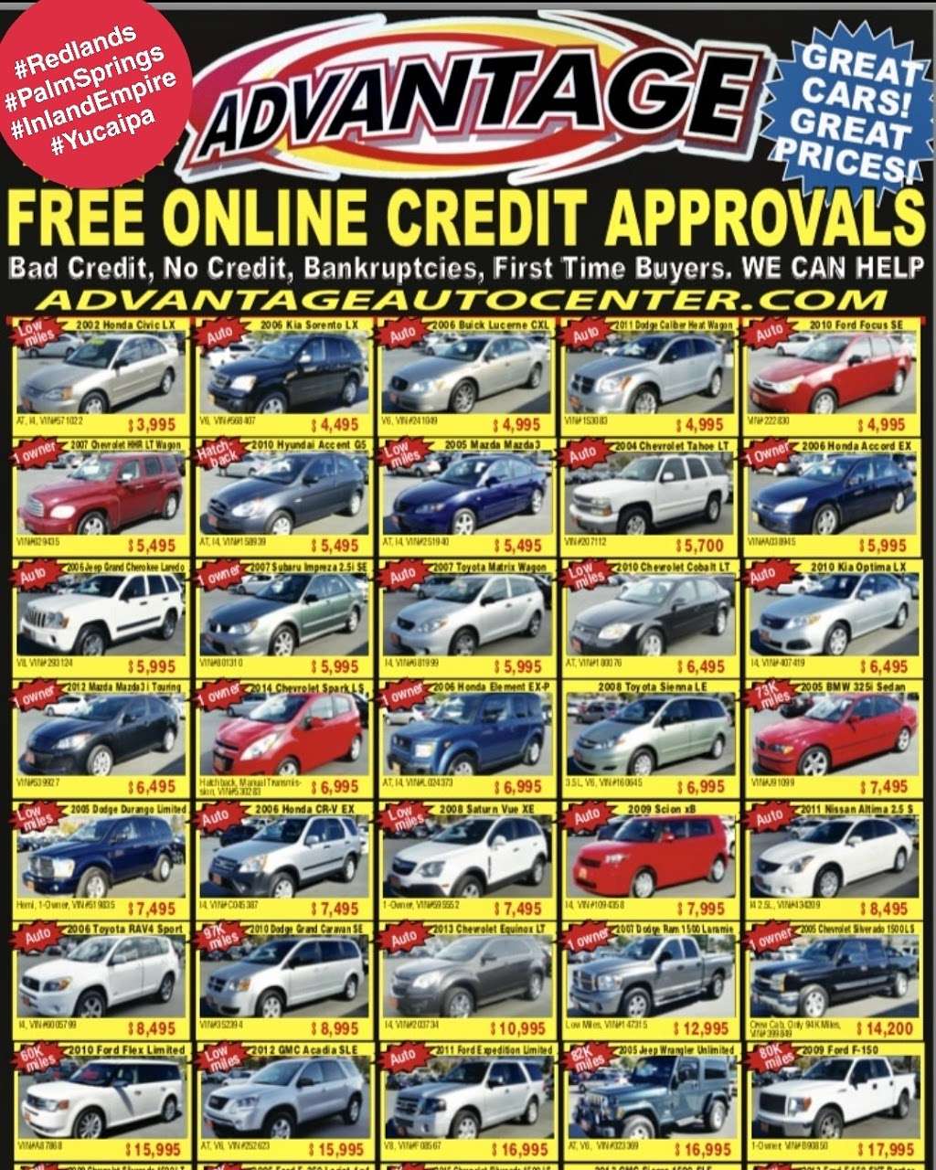 Advantage Auto Center | 32007 Outer Hwy 10 S, Redlands, CA 92373, USA | Phone: (909) 795-7990