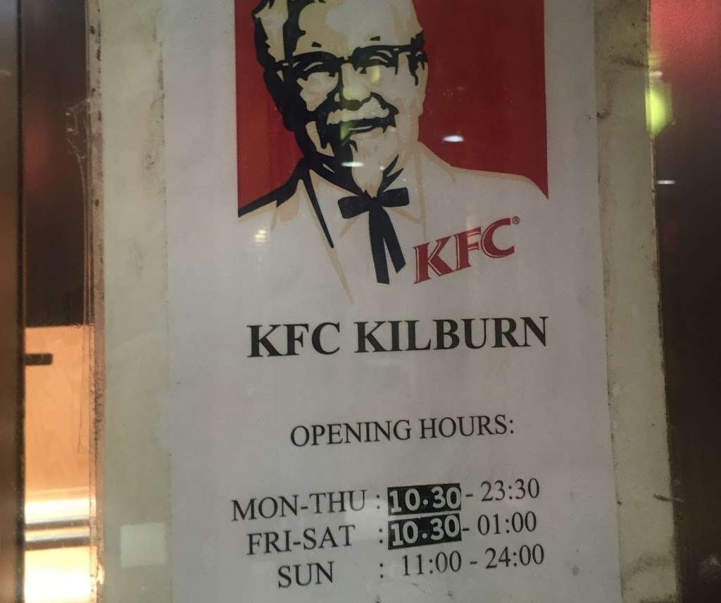 KFC | 161-171, Kilburn High Rd, Kilburn, London NW6 7HY, UK | Phone: 020 7604 3862