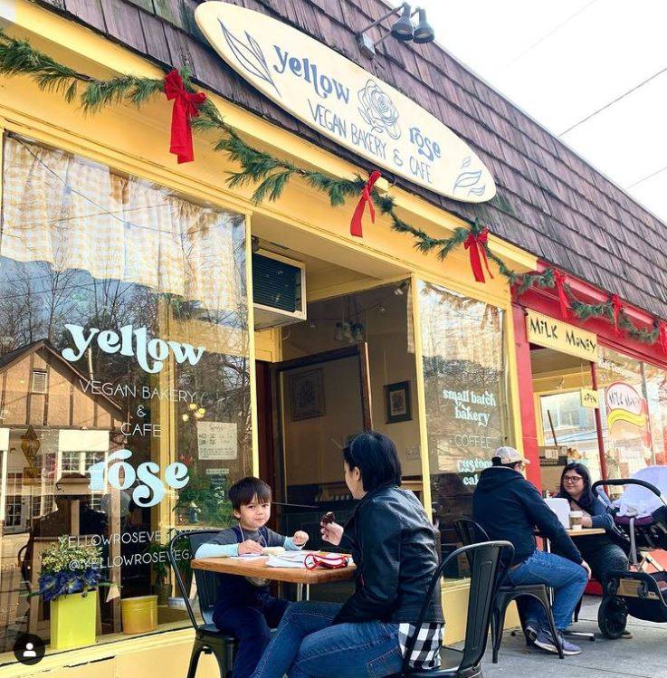 Yellow Rose Vegan Bakery & Cafe | 410 Ridgewood Rd, Maplewood, NJ 07040, USA | Phone: (973) 327-2286