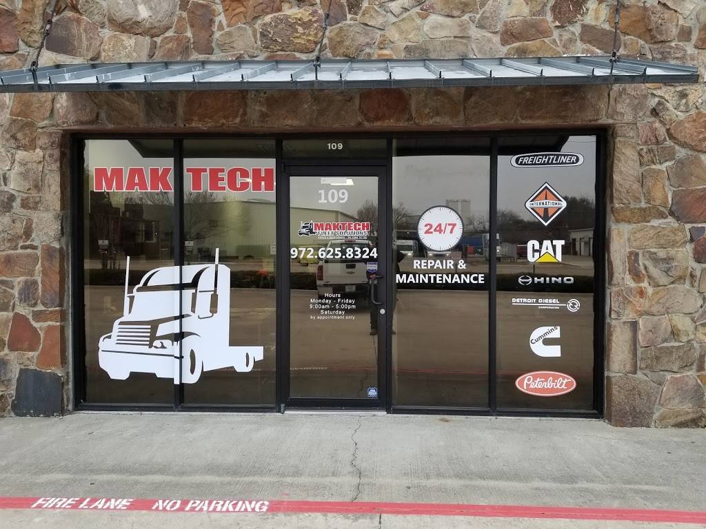 Maktech Fleet Solutions | 330 Industrial Blvd #109, McKinney, TX 75069, USA | Phone: (972) 625-8324