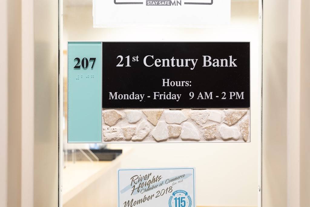 21st Century Bank - Lilydale | 991 Sibley Memorial Hwy Suite 207, Sunfish Lake, MN 55118, USA | Phone: (612) 358-2178