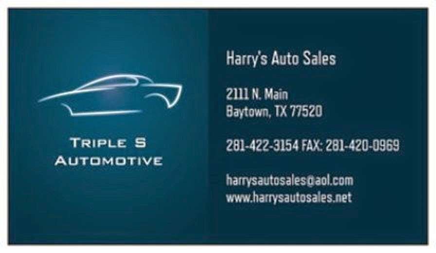 Harrys Auto Sales | 2111 N Main St, Baytown, TX 77520, USA | Phone: (281) 422-3154