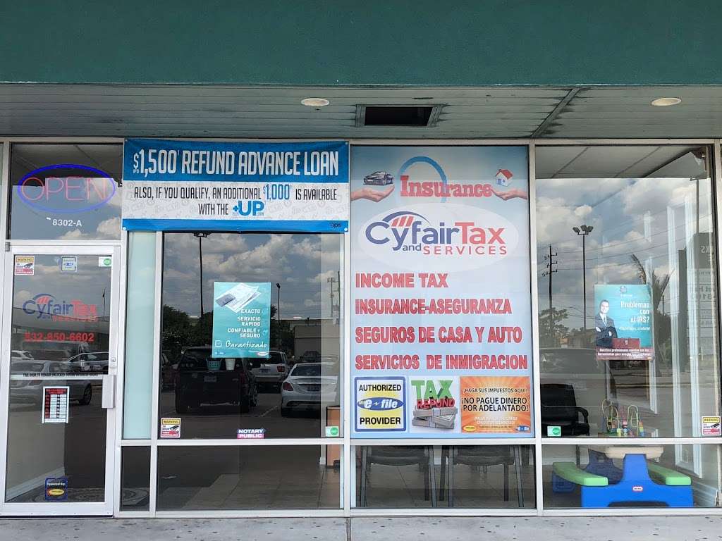 Cyfair Tax and Services | 8302 Fairbanks North Houston Rd suite a, Houston, TX 77064, USA | Phone: (832) 850-6602