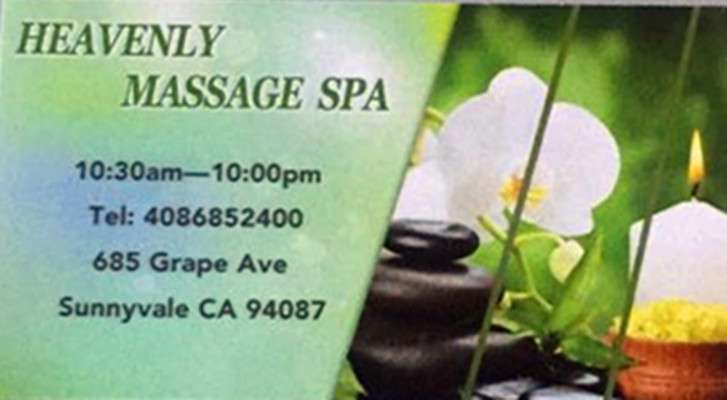 Heavenly Massage SPA - Best Massage SPA in Sunnyvale,CA | 685 Grape Ave, Sunnyvale, CA 94087, USA | Phone: (408) 685-2400