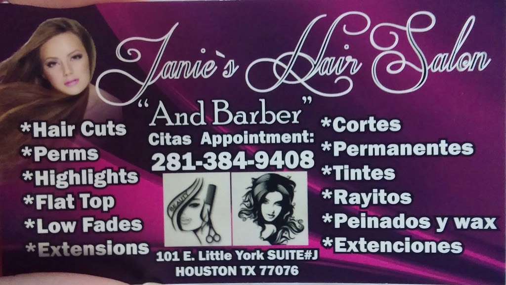 Janies Hair Salon | 101 E Little York Rd j, Houston, TX 77076, USA | Phone: (281) 384-9408