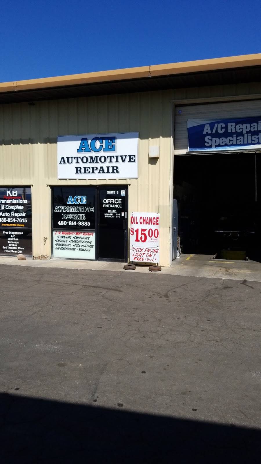 Ace Automotive Repair | 3130 E Main St, Mesa, AZ 85213, USA | Phone: (480) 814-9885