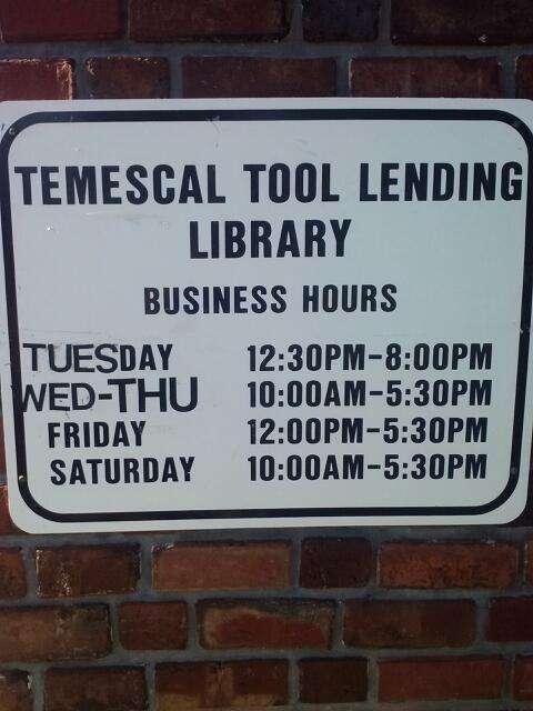 Oakland Public Library Tool Lending Library | 5205 Telegraph Ave REAR, Oakland, CA 94609, USA | Phone: (510) 597-5089