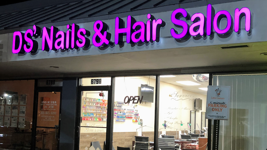 DS’ Nails & Hair Salon | 6790 Collins Ave, Miami Beach, FL 33141, USA | Phone: (786) 275-6406