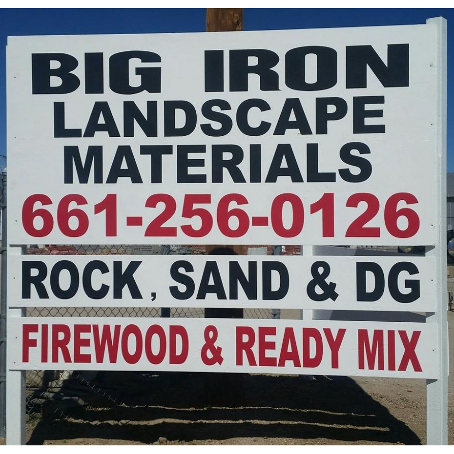 Big Iron Landscape Materials | 1943 Sierra Hwy, Rosamond, CA 93560 | Phone: (661) 256-0126