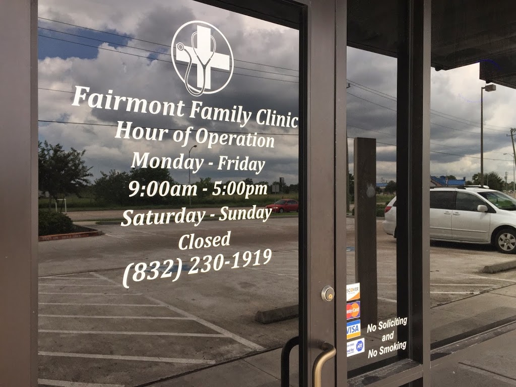 Fairmont Family Clinic | 7219 Fairmont Pkwy #180, Pasadena, TX 77505, USA | Phone: (832) 230-1919