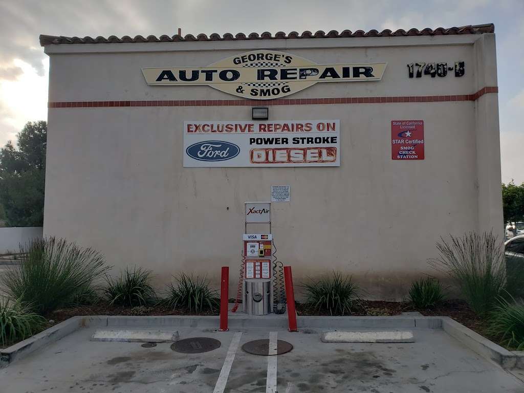 Georges Auto Repair & Smog | 1740 E Vista Way B, Vista, CA 92084, USA | Phone: (760) 643-1541