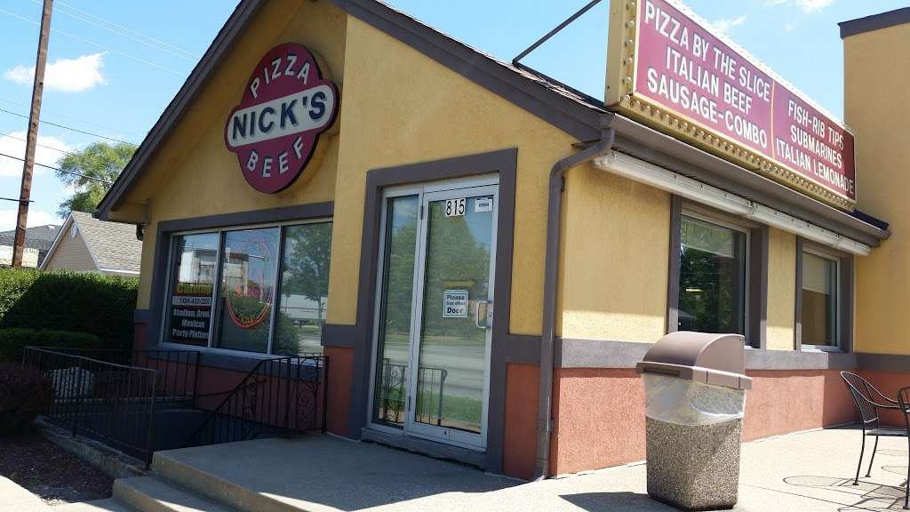 Nicks Pizza & Beef | 815 Mannheim Rd, Bellwood, IL 60104, USA | Phone: (708) 493-2200