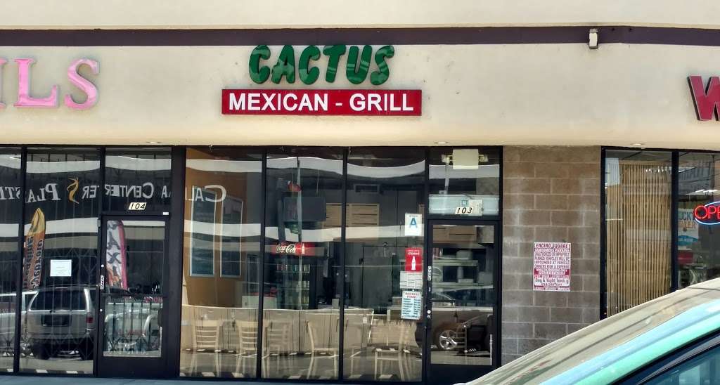 Cactus Mexican Grill | 16060 Ventura Blvd #103, Encino, CA 91436, USA | Phone: (818) 995-7423