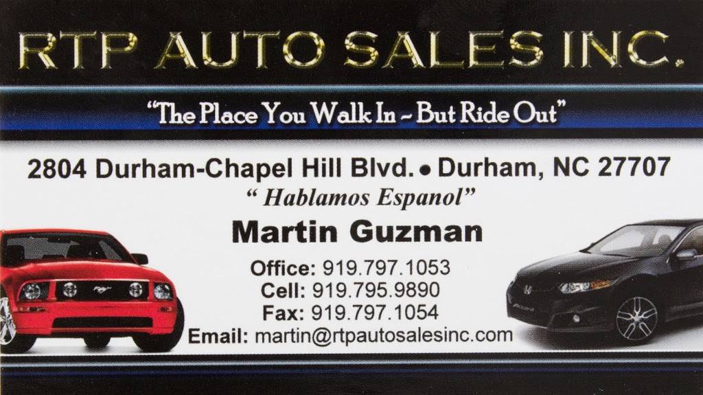 RTP Auto Sales | 2304 Holloway St, Durham, NC 27703 | Phone: (919) 797-1053