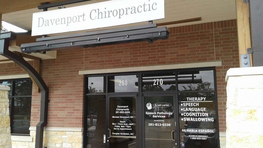 Davenport Chiropractic | 5510 Atascocita Road #280, Humble, TX 77346, USA | Phone: (281) 852-2424