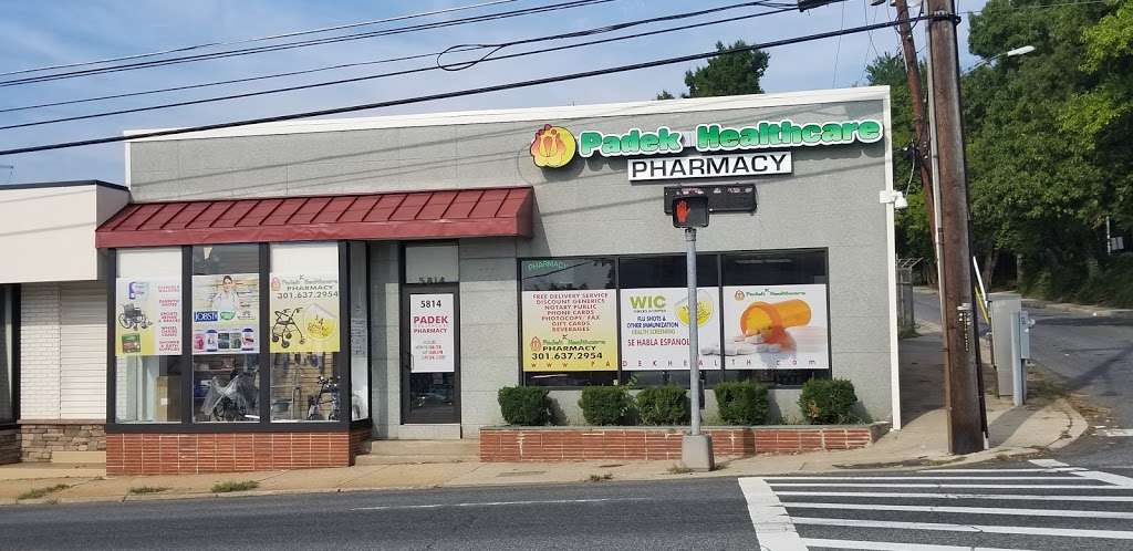 PADEK HEALTHCARE PHARMACY II | 5814 Baltimore Ave, Hyattsville, MD 20781, USA | Phone: (301) 637-2954