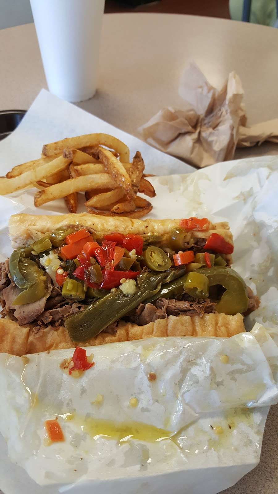 Ginas Hot Dogs & Italian Beef | 1222 E Irving Park Rd, Bensenville, IL 60106, USA | Phone: (630) 766-1841