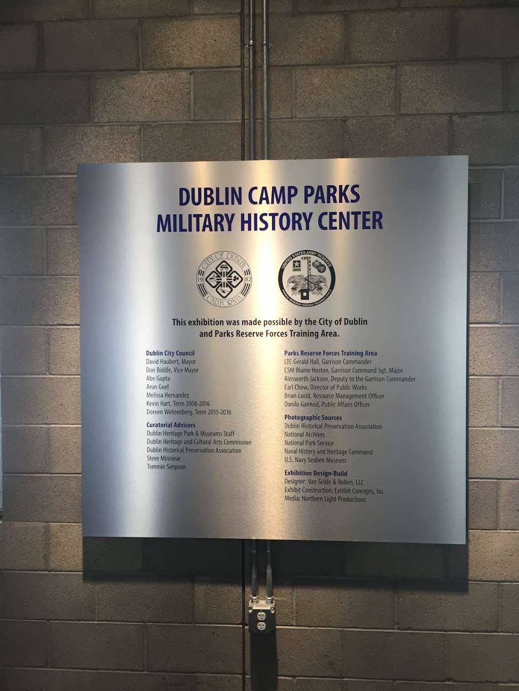 Dublin Camp Parks Military History Center | Bldg.275, Parks Reserve Forces Training Area, Dublin, CA 94568, USA | Phone: (925) 452-2100