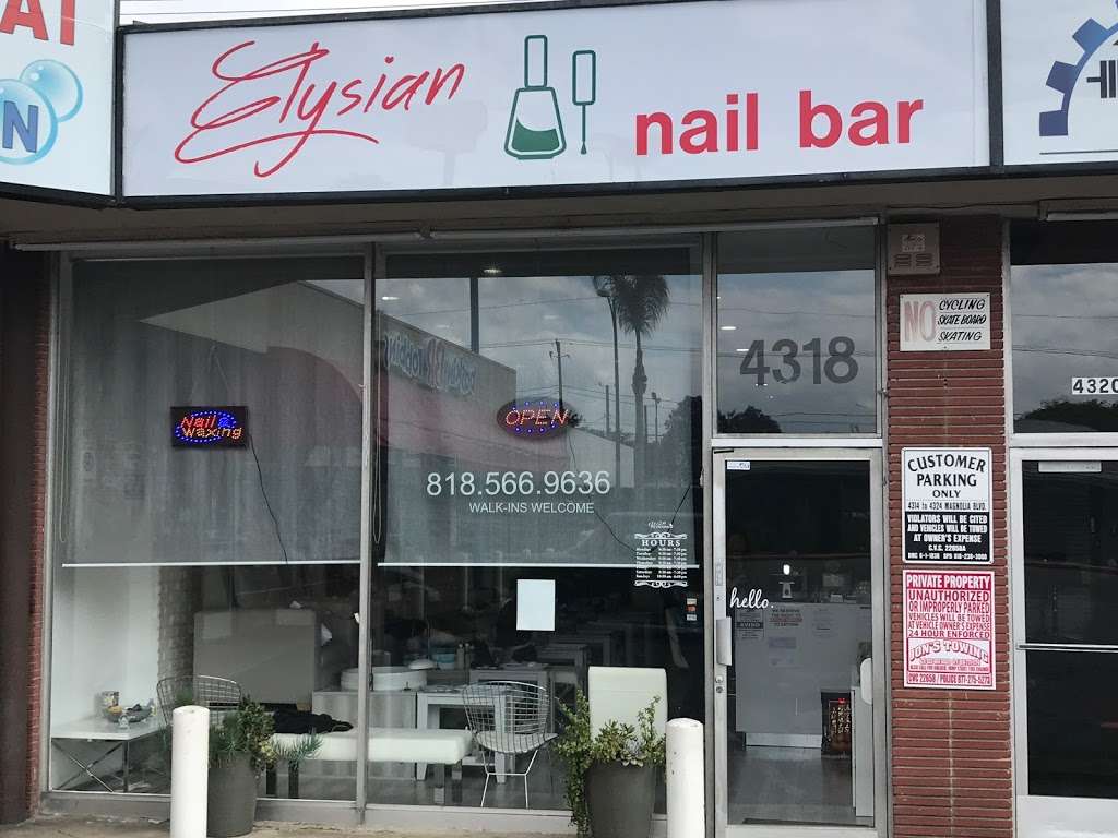 Elysian Nail Bar | 4318 W Magnolia Blvd, Burbank, CA 91505, USA | Phone: (818) 566-9636