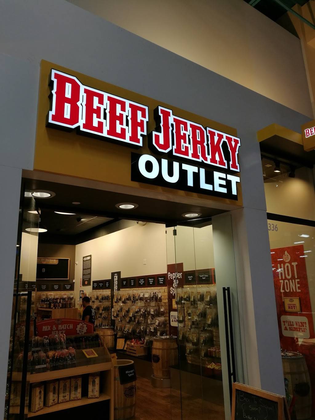 The Beef Jerky Outlet | 7000 Arundel Mills Cir #336, Hanover, MD 21076 | Phone: (410) 904-5901