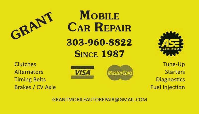 Grant Mobile Auto Repair | 6546 W 79th Ave, Arvada, CO 80003, USA | Phone: (303) 960-8822