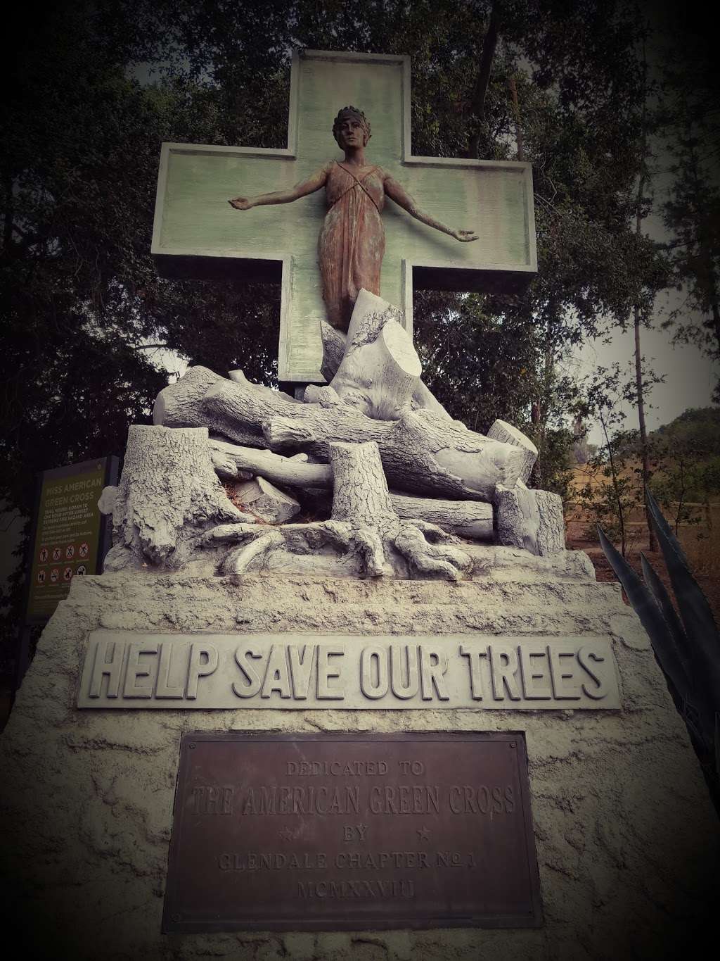 The American Green Cross Statue | 1601 W Mountain St, Glendale, CA 91201