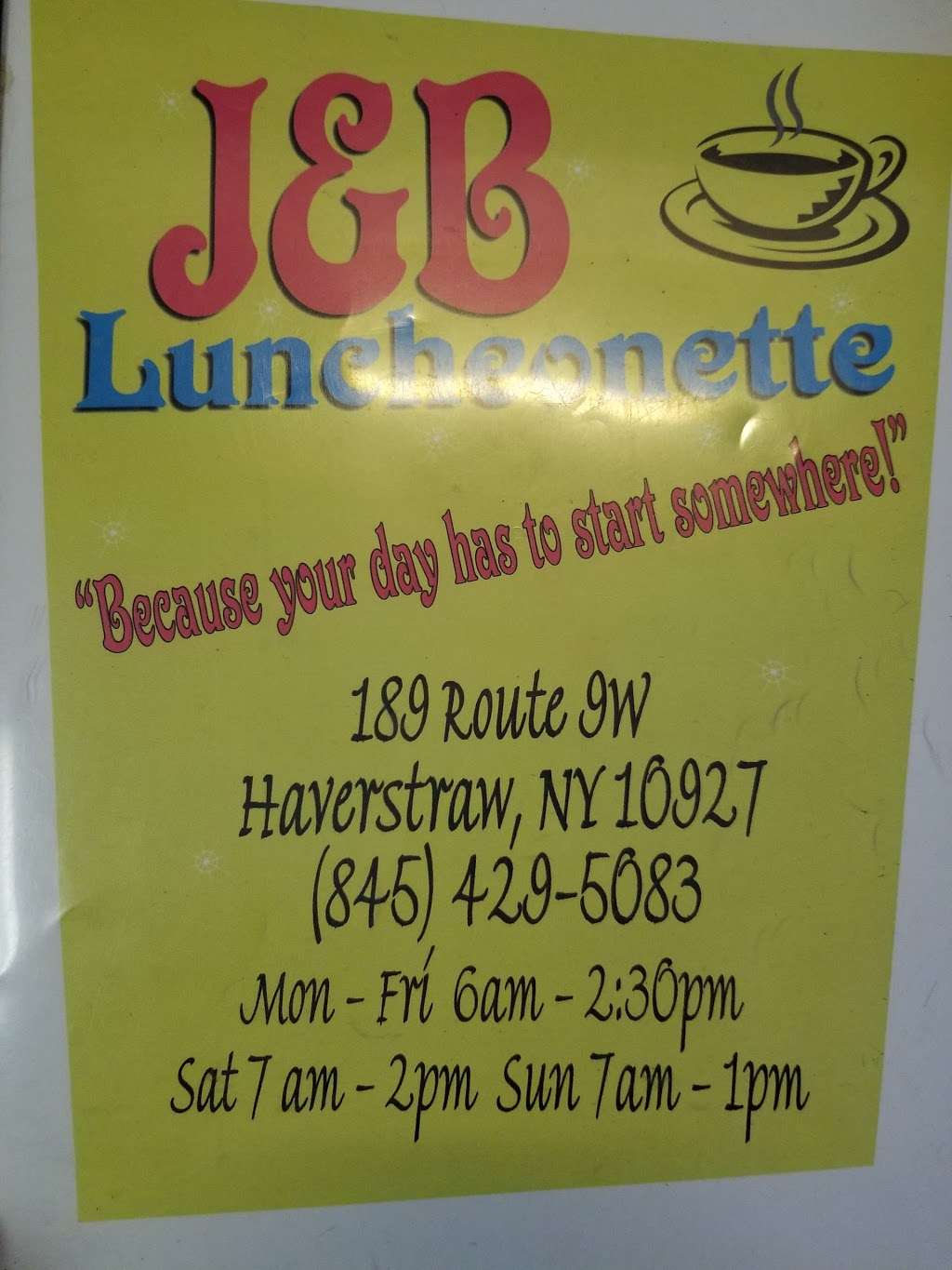 J&B Luncheonette | 189 US-9W, Haverstraw, NY 10927, USA | Phone: (845) 429-5083