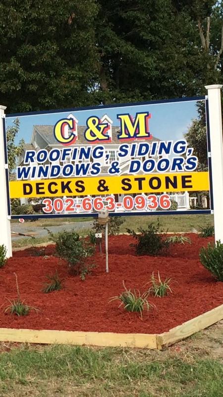 C&M Roofing & Siding | 27324 John J Williams Hwy, Millsboro, DE 19966, USA | Phone: (302) 663-0936