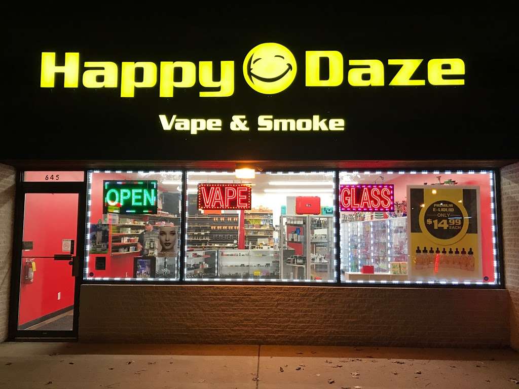 Happy Daze Vape Shop | 7657 W Saint Francis Rd, Frankfort, IL 60423, USA | Phone: (779) 333-7220