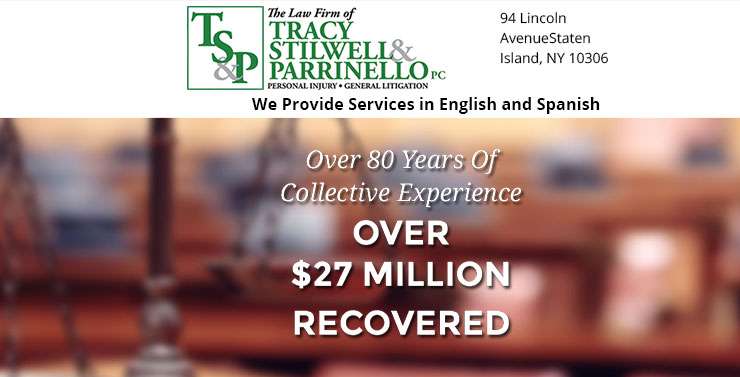 The Law Firm of Tracy, Stilwell & Parrinello P.C. | 94 Lincoln Ave, Staten Island, NY 10306, USA | Phone: (718) 720-7000