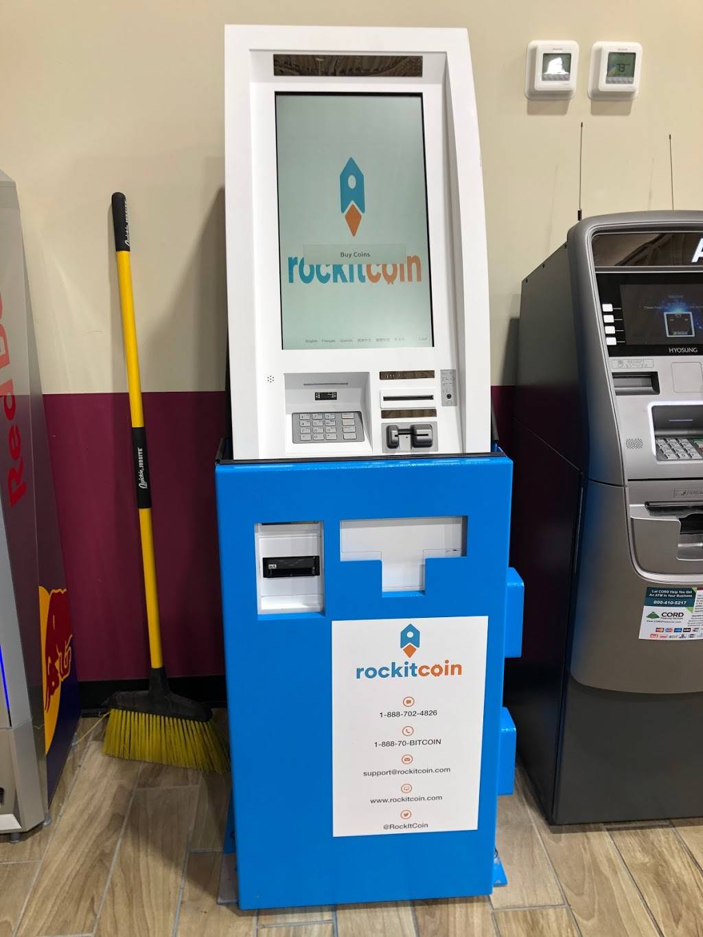 RockItCoin Bitcoin ATM | 8092 Ferguson Rd, Dallas, TX 75228, USA | Phone: (888) 702-4826