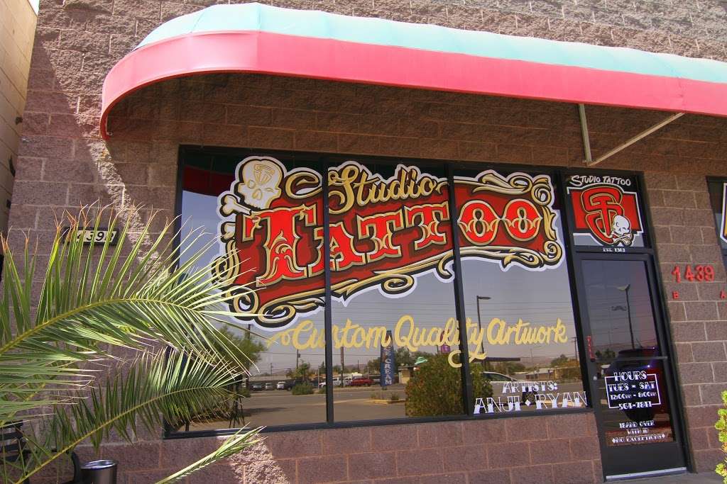 Studio Tattoo | 1439 N Boulder Hwy, Henderson, NV 89011, USA | Phone: (702) 564-7841