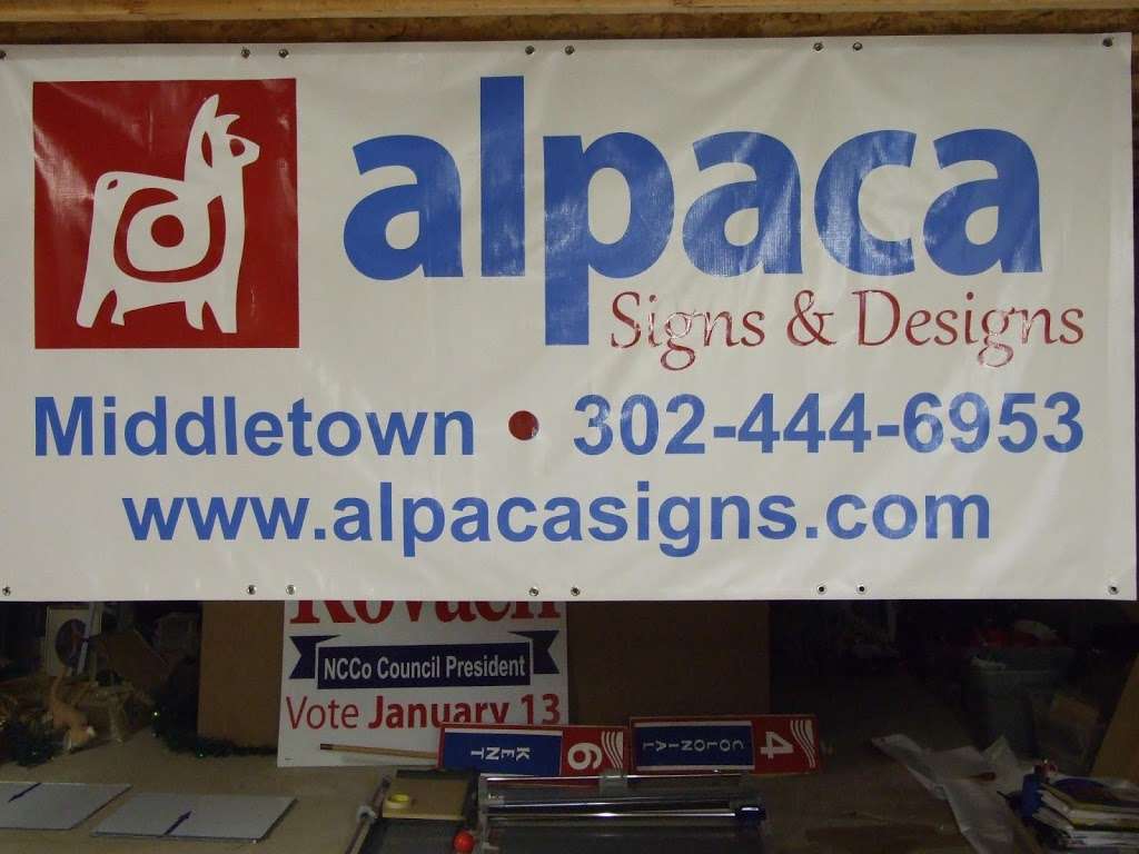 Alpaca Signs & Design | 126 Patriot Dr Suite 2, Middletown, DE 19709, USA | Phone: (302) 376-1864