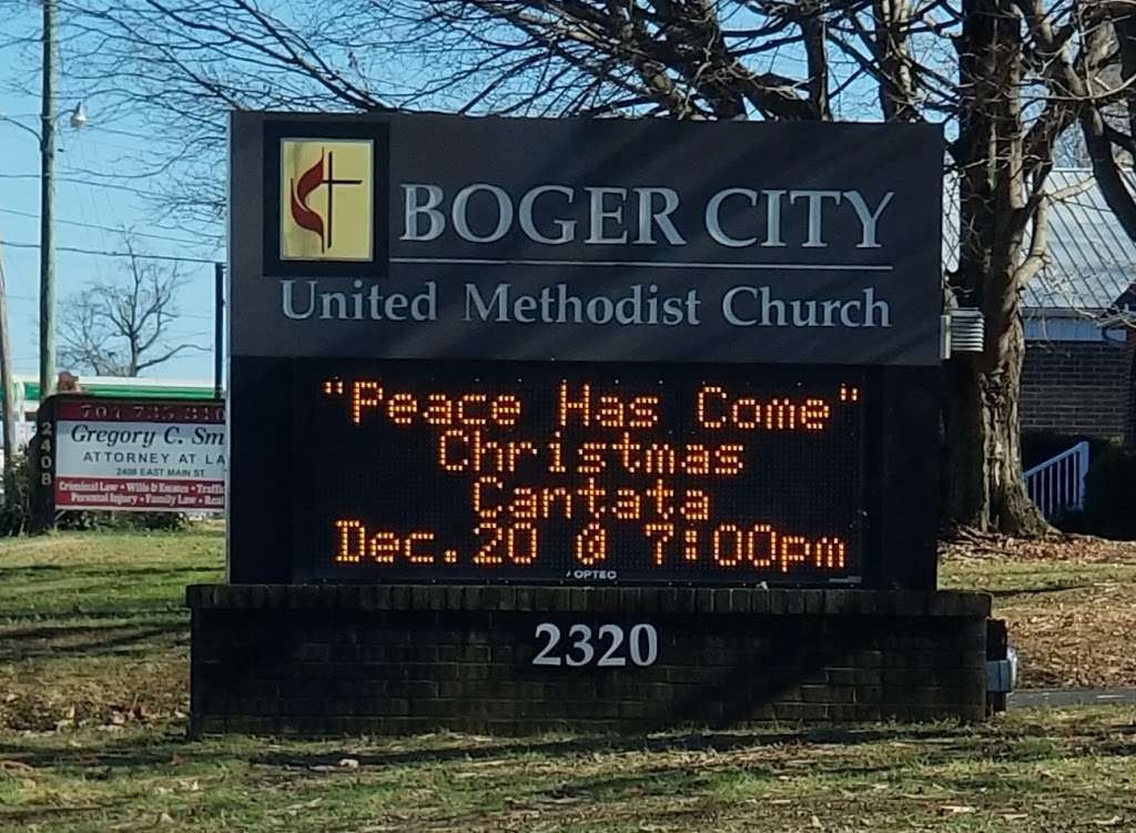 Boger City United Methodist Church | 2320 E Main St, Lincolnton, NC 28092, USA | Phone: (704) 735-7513