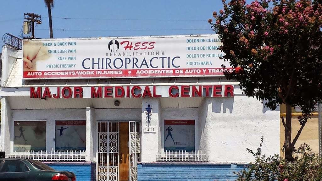 Hess Rehab & Chiropractic | 1411 W 54th St, Los Angeles, CA 90062, USA | Phone: (323) 541-0200