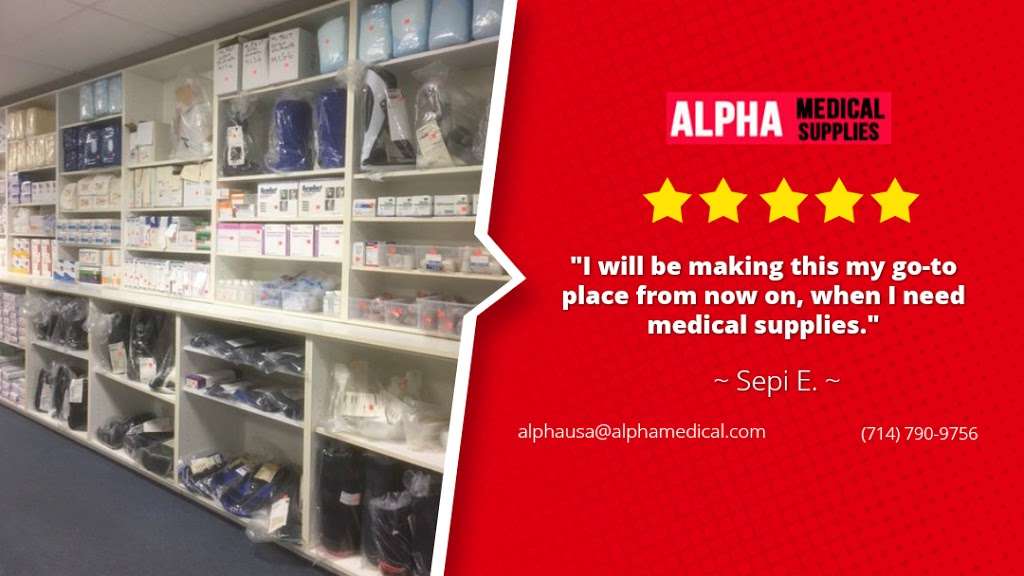 Alpha Medical Supplies Plus | 1827 E Chapman Ave, Orange, CA 92867 | Phone: (714) 790-9756