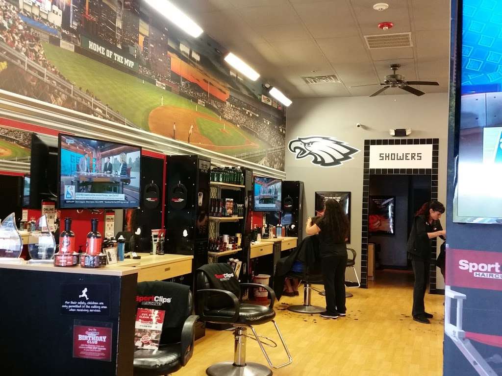 Sport Clips Haircuts of Collegeville | 250 Plaza Drive P4, #5, Collegeville, PA 19426 | Phone: (484) 973-6098