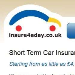 Insure4aDay | 28 Station Cl, Potters Bar EN6 1TL, UK | Phone: 01707 624780